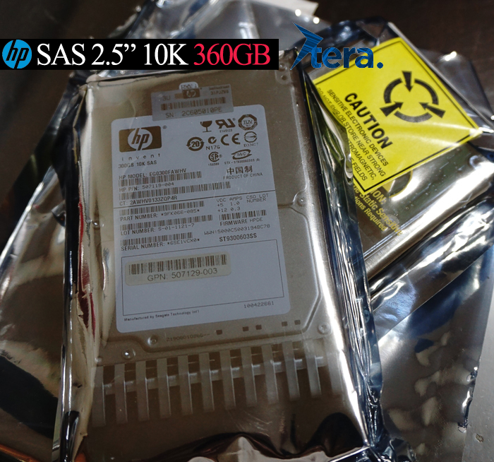 HP 300GB SAS 2.5인치 507119-004 507284-001 507127-B21 507129-004 - 7TERA.COM